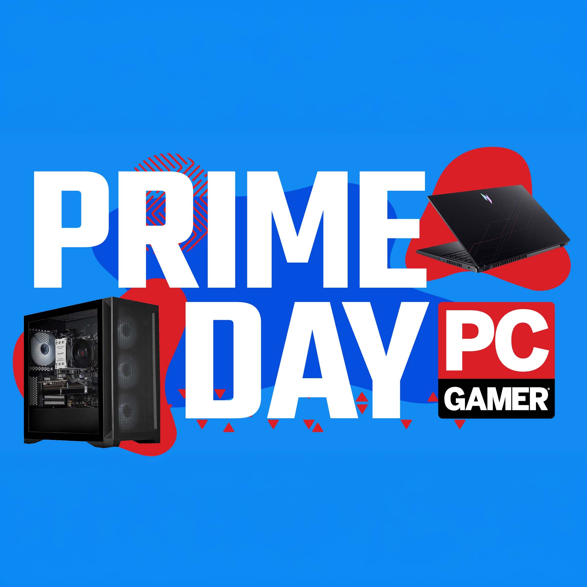 PC Gamer's Prime Day listing page image in square format