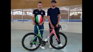 Pro bike: Elia Viviani's all-new custom "Proud To Be Italian" De Rosa
