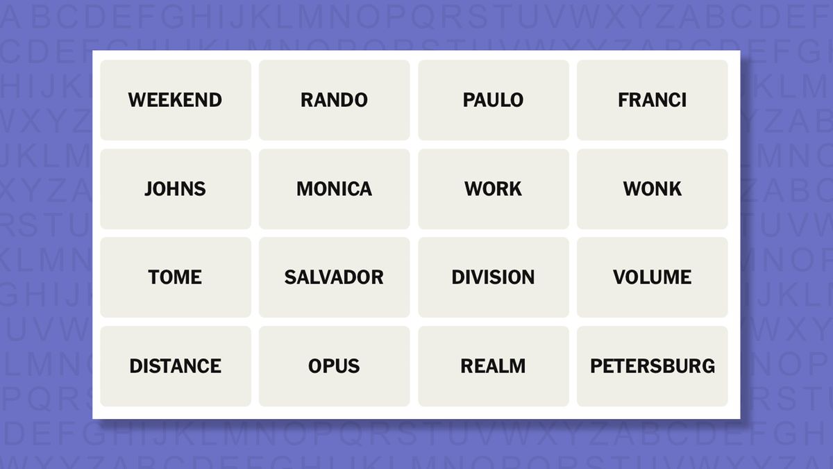 New York Times Connections Puzzle Challenges Wordplay Acumen — image 3