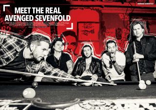 Avenged Sevenfold spread in Metal Hammer magazine