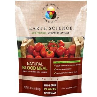 Earth Science – Natural Blood Meal Plant Food – Feed & Grow Plants Naturally – Activate Compost Piles – Vibrant Color –More Blooms and Bigger Harvests 4lb