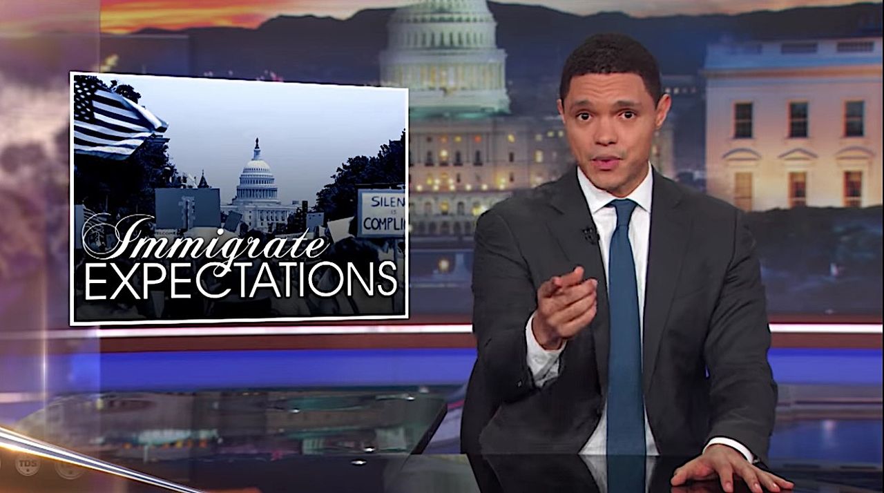 Trevor Noah documents Trump&amp;#039;s anti-immigrant evolution