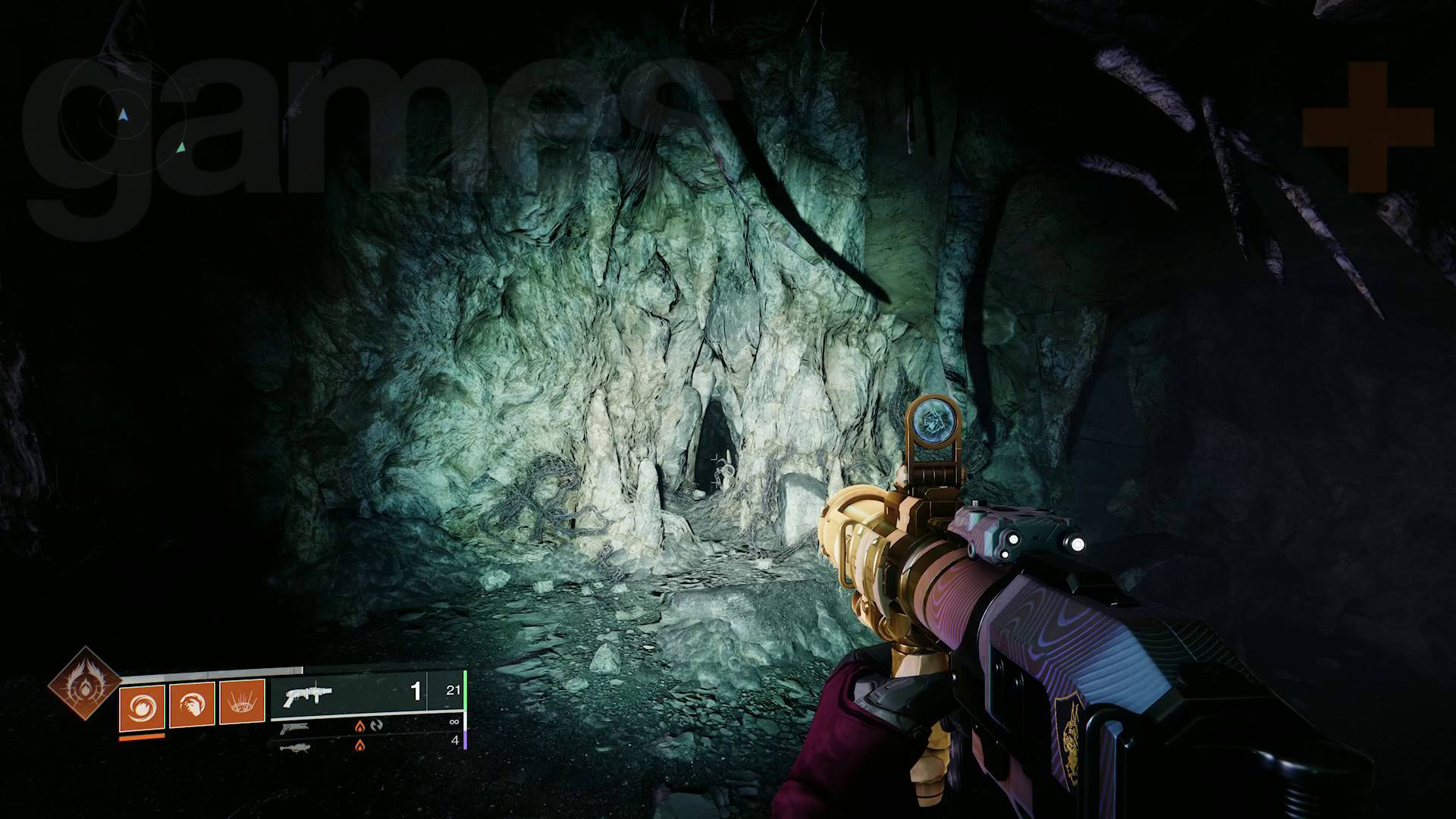 Destiny 2 Lost Encryption Bits Aerial Ace cyst cave hole