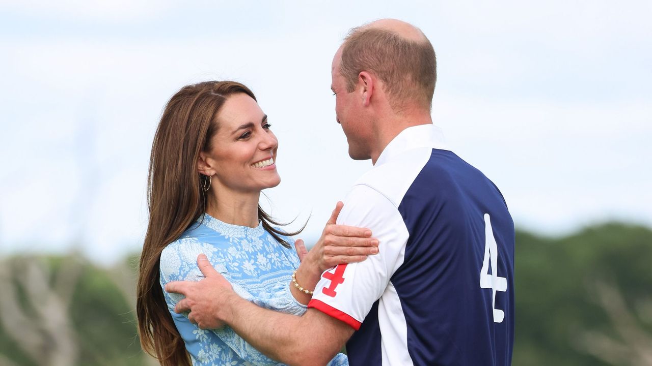 The Prince and Princess of Wales attend the Royal Charity Polo Cup in 2023