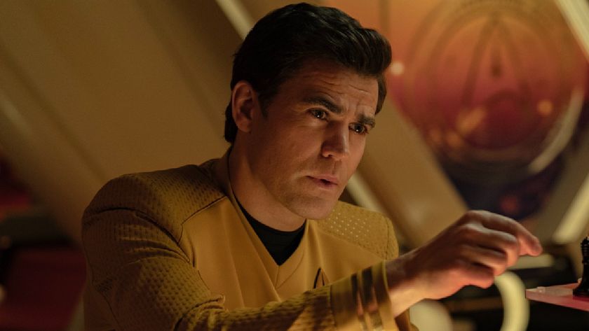 Kirk playing chess with Spock