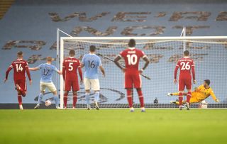 Kevin De Bruyne missed the resulting penalty
