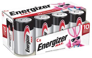 A pack of 8 Energizer Max C batteries 