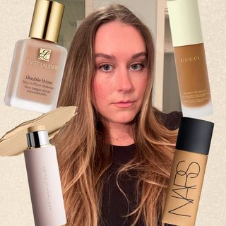 Beauty editor Kaitlyn McLintock with the best foundations for enlarged pores