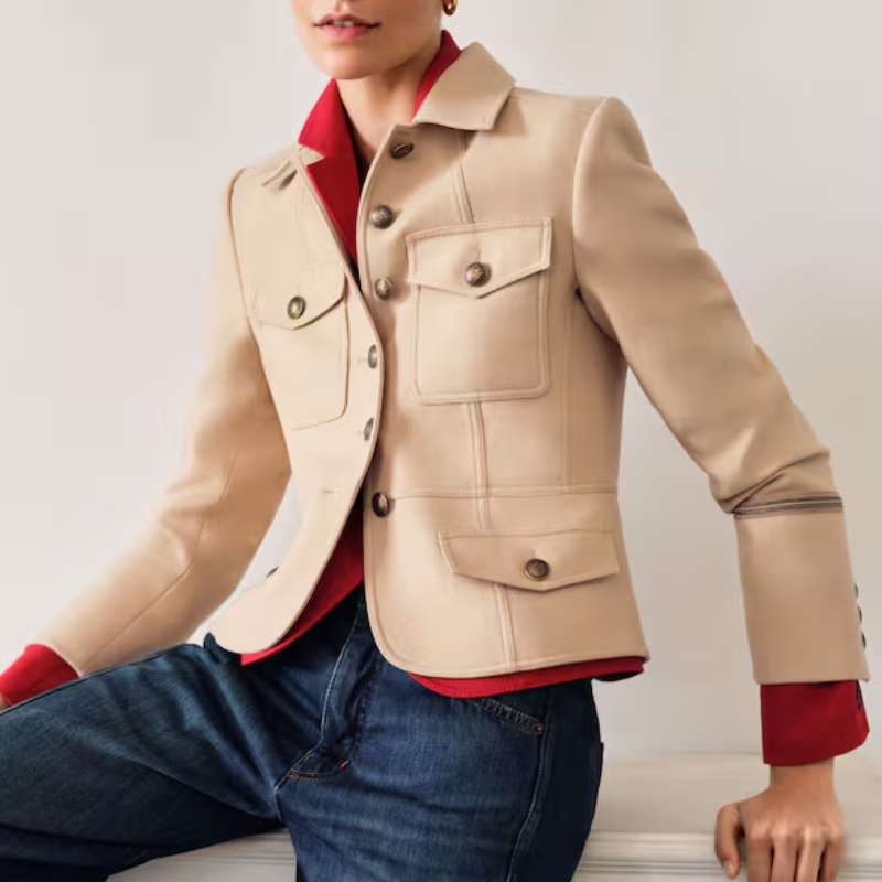 Military jacket beige