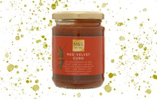 M&S red velvet curd