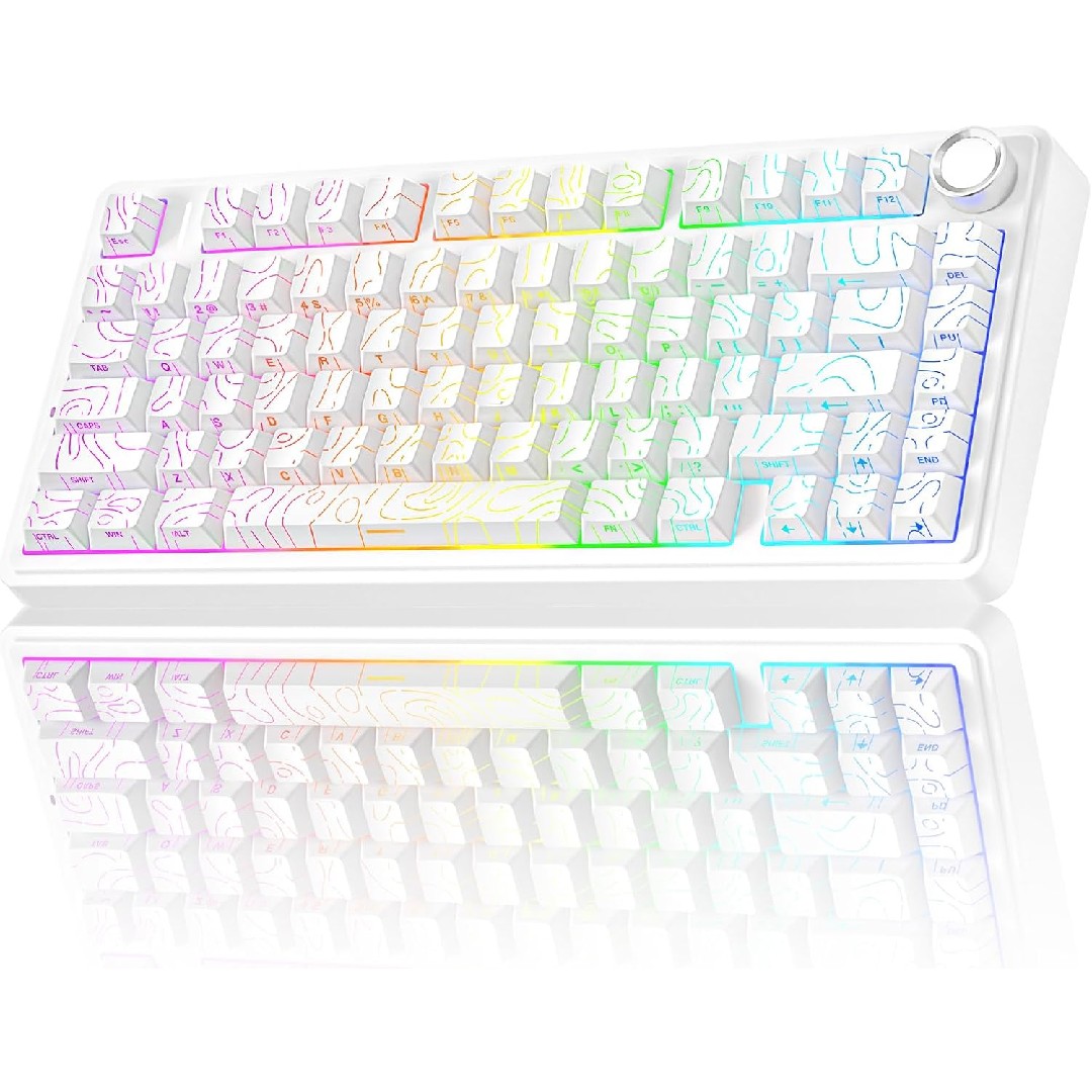 Product shot of the AULA F75 Pro keyboard