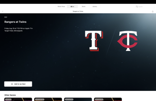 Texas Rangers at Minnesota Twins in the Apple TV app