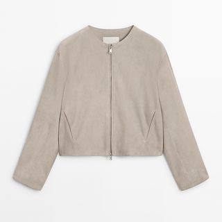 Massimo Dutti, kurze Wildlederjacke