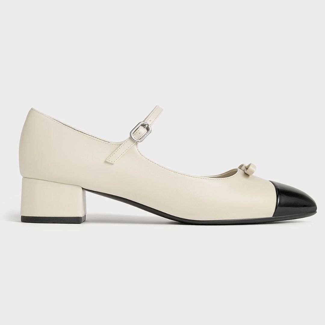 Charles & Keith Chalk Mary Janes