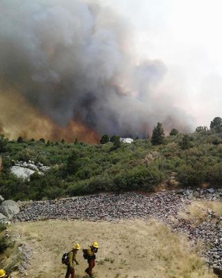 The Yarnell Hill wildfire was started by a lightning strike