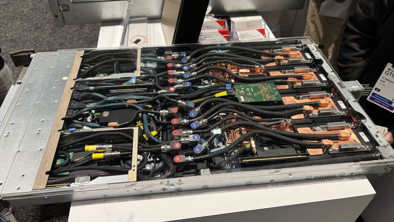 Nvidia Blackwell Ultra B300 racks and servers