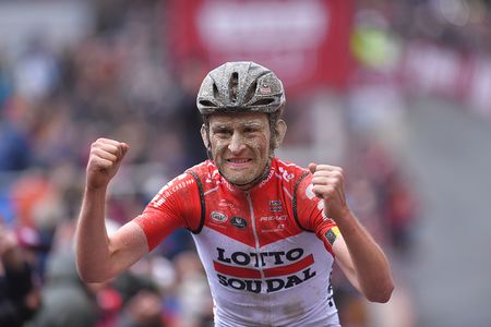 Tiesj Benoot (Lotto Soudal) wins