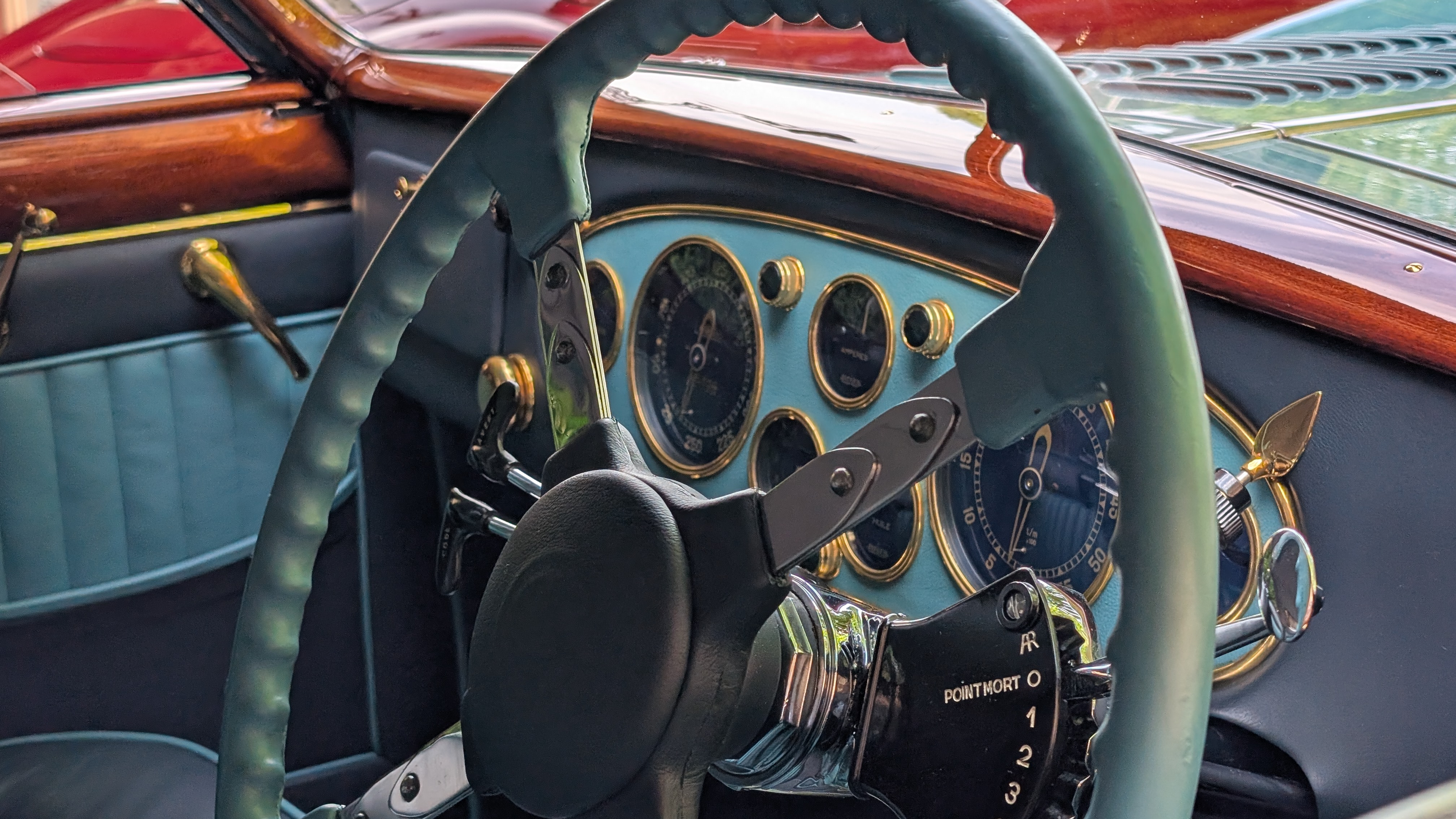 The interior of the 1948 Talbot Lago T 26 Grand Sport