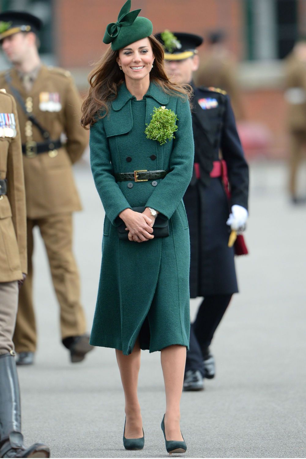 Green coat kate on sale middleton