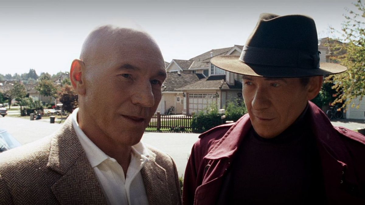 Patrick Stewart and Ian McKellen in X-Men: The Last Stand