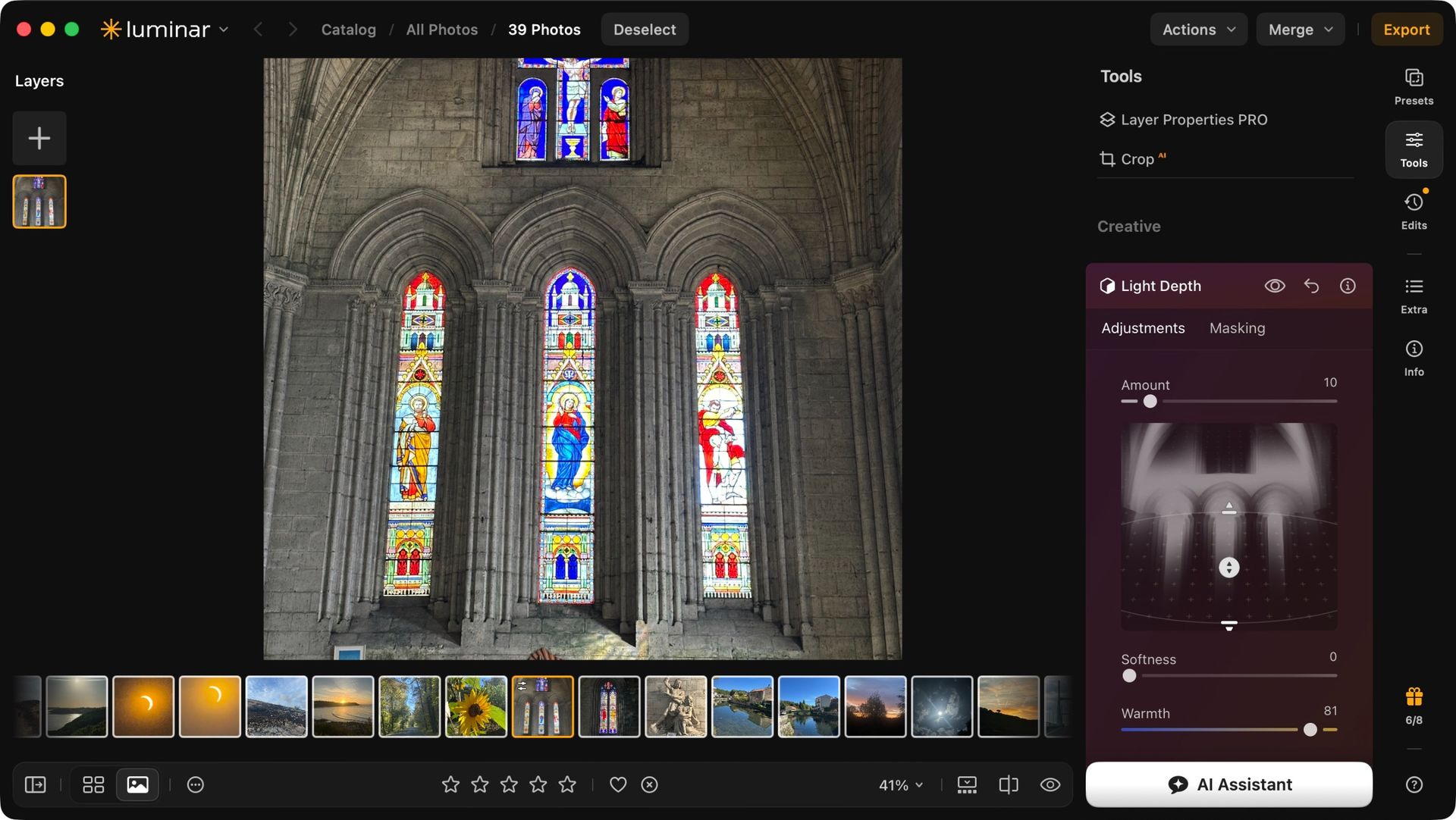 Testing out Skylum Luminar Neo on a MacBook
