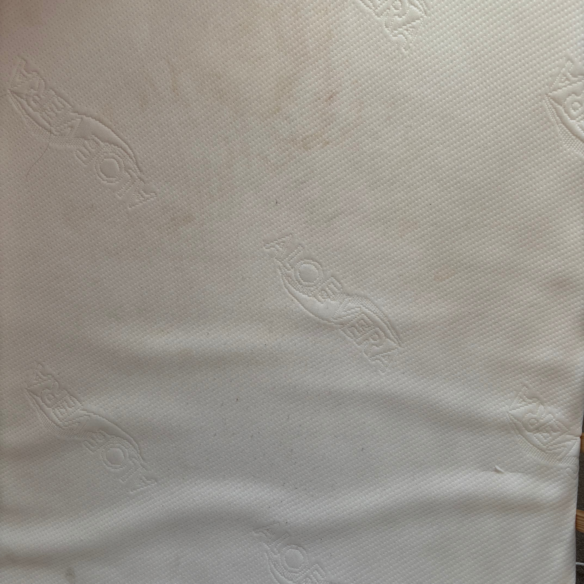 mattress before and after using Rug Doctor Deep Upright Carpet Cleaner