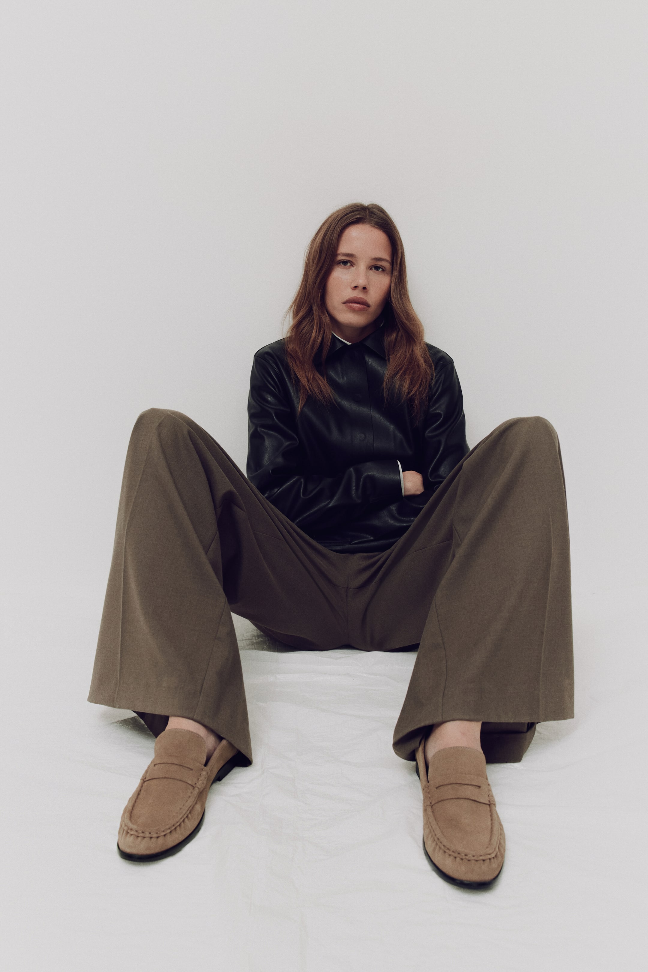 Leather Loafers - Black