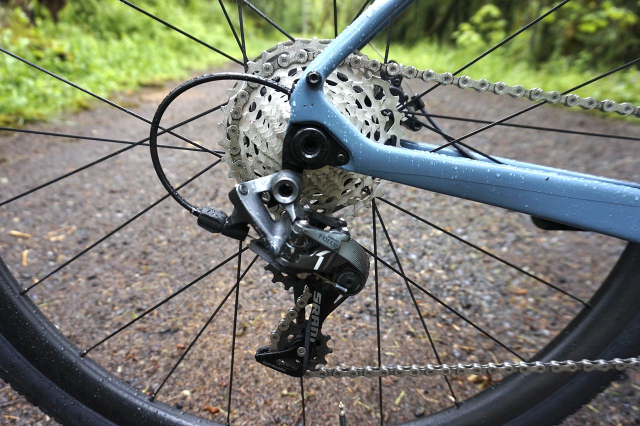 The Classified Powershift rear hub with an 11-34 cassette