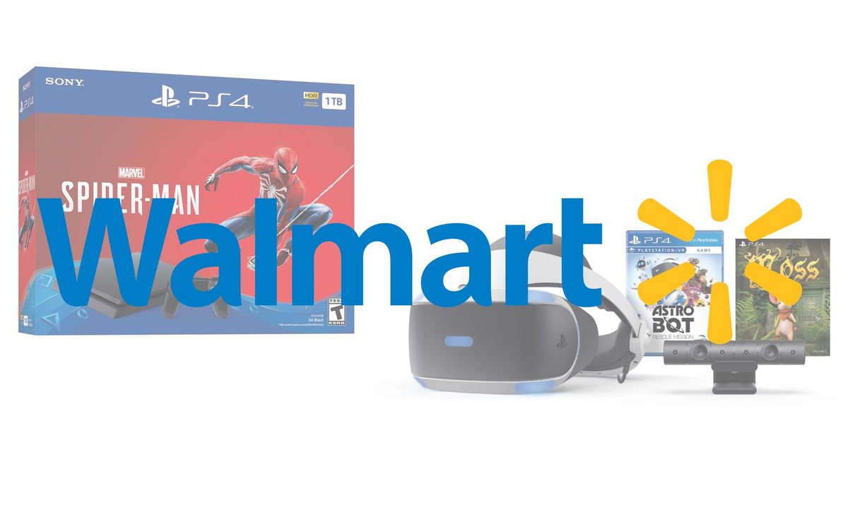 Walmart's Black Friday deals include a Spider-Man PS4 bundle and PSVR set for $199 each
