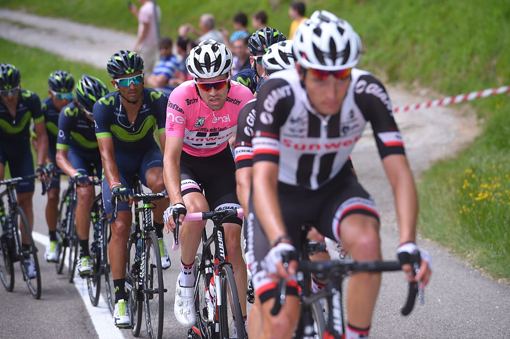Tom Dumoulin with his Sunweb team