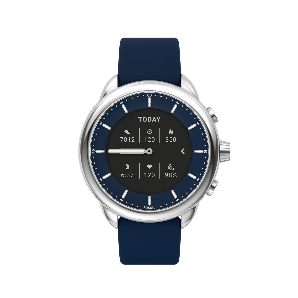Health metrics on the Fossil Gen 6 Hybrid Wellness Edition