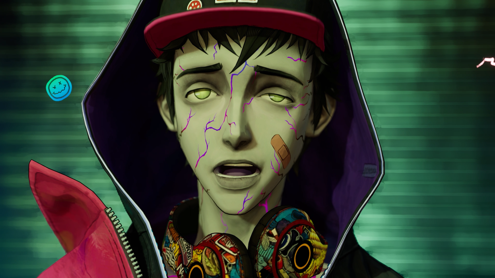 Colourful screens from an anime like game