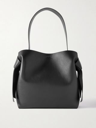 Musubi Midi Knotted Leather Shoulder Bag