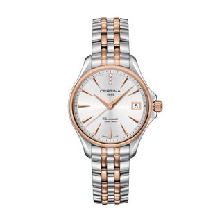 best watches for women include Certina, mix metal watch