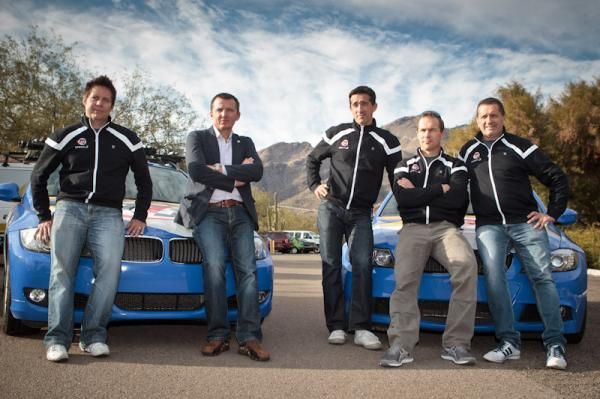 Team directors Jack Seehafer, Vassili Davidenko, Massimo Podenzana and Frederic Moncassin along with PR whiz Chris Baldwin all set to go with season ahead.