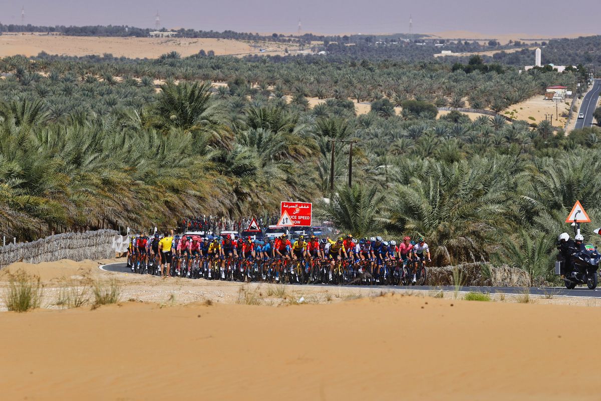 UAE Tour 2022 4th Edition 1st stage Madinat Zayed Madinat Zayed 185 km 20022022 Scenery photo Luca BettiniSprintCyclingAgency2022