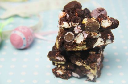 Easter rocky road with Mini Eggs recipe