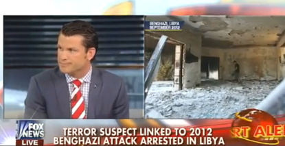 Fox News questions 'convenient' timing of Benghazi suspect's capture