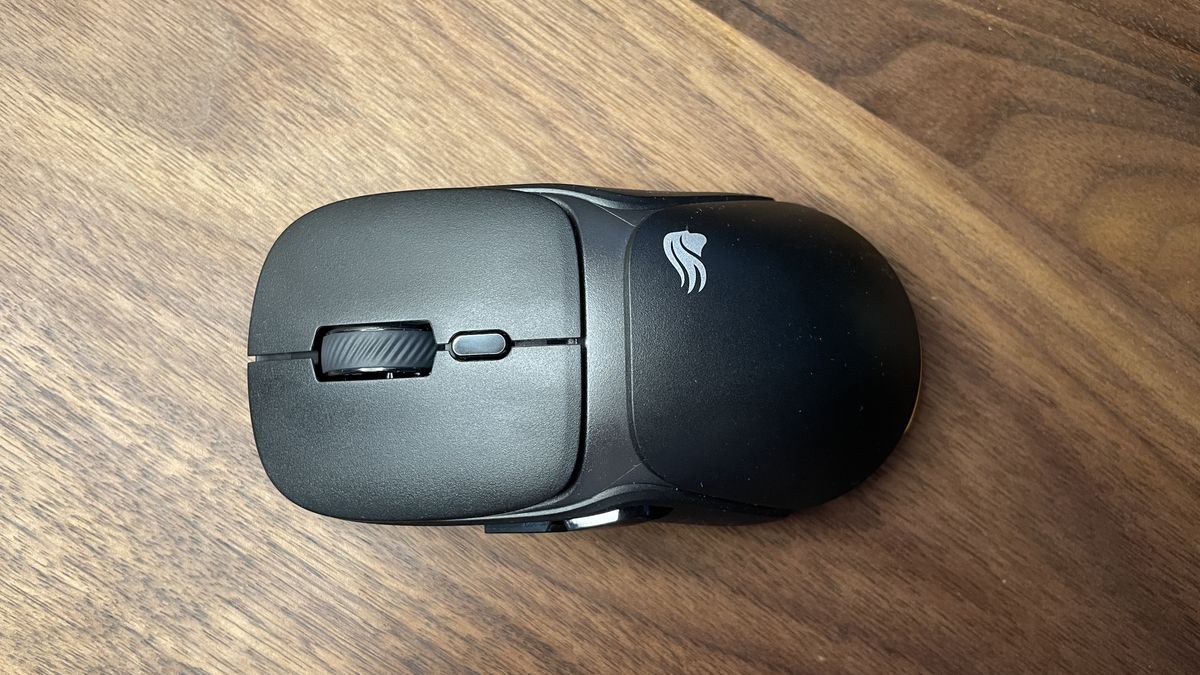 The Glorious Model O3 Wireless gaming mouse with hot swappable battery