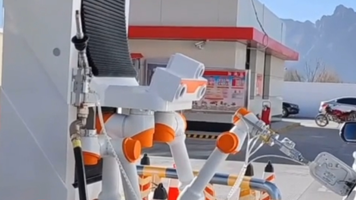 The explosion-proof China robot doing its duty