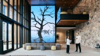 Video Wall at Contemplative Commons