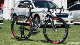 Pro bike: Heinrich Haussler’s Scott Foil