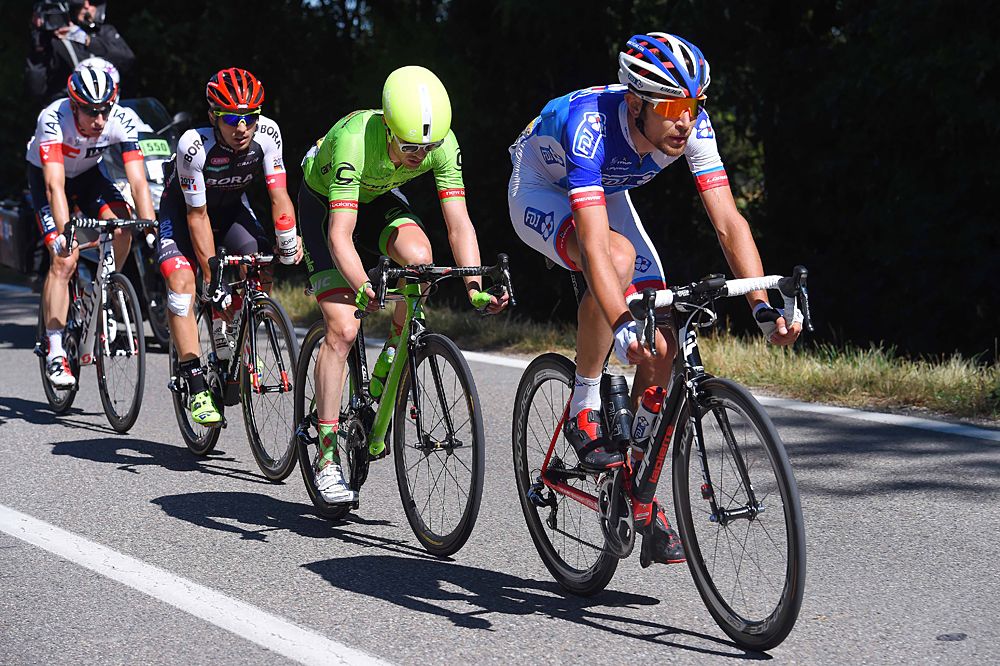 Jeremy Roy (FDJ) leading the Tour de France breakaway