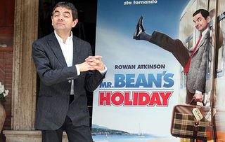 Rowan Atkinson promoting Mr Bean's Holiday