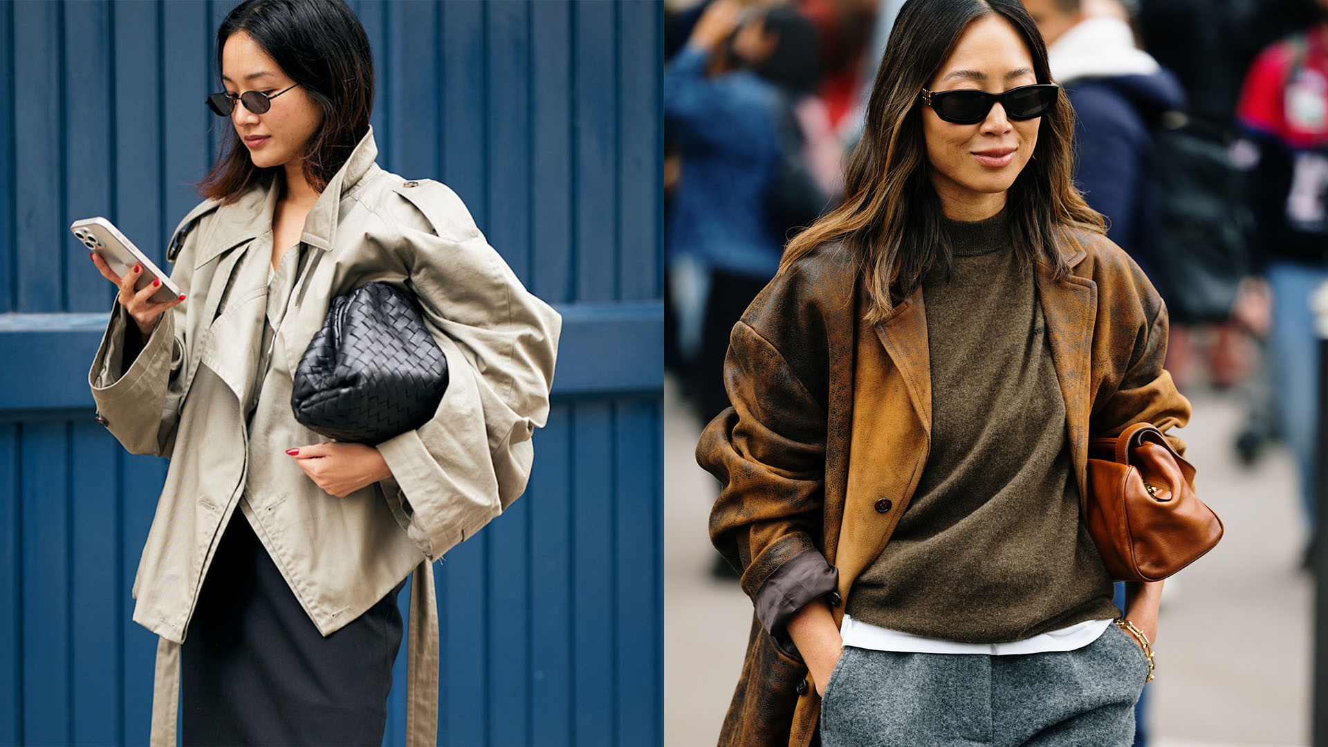 Stylish women in fall outfits