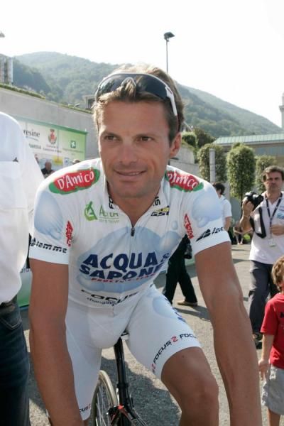 Danilo Di Luca (Ita) Acqua &amp; Sapone enjoys another podium finish