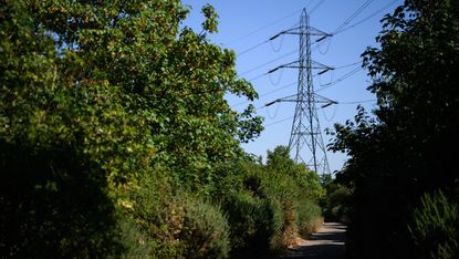 A National Grid electricity pylon
