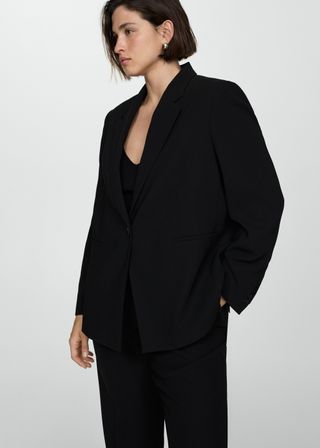 Straight-Fit Suit Jacket - Women | Mango Usa