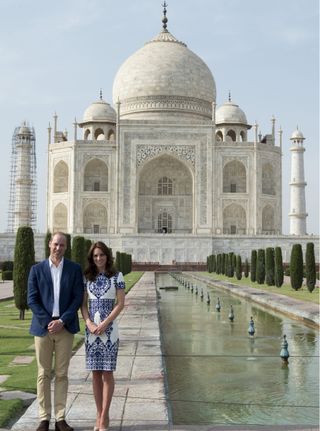 The Duke and Duchess follow in the footsteps of Princess Diana, 2015