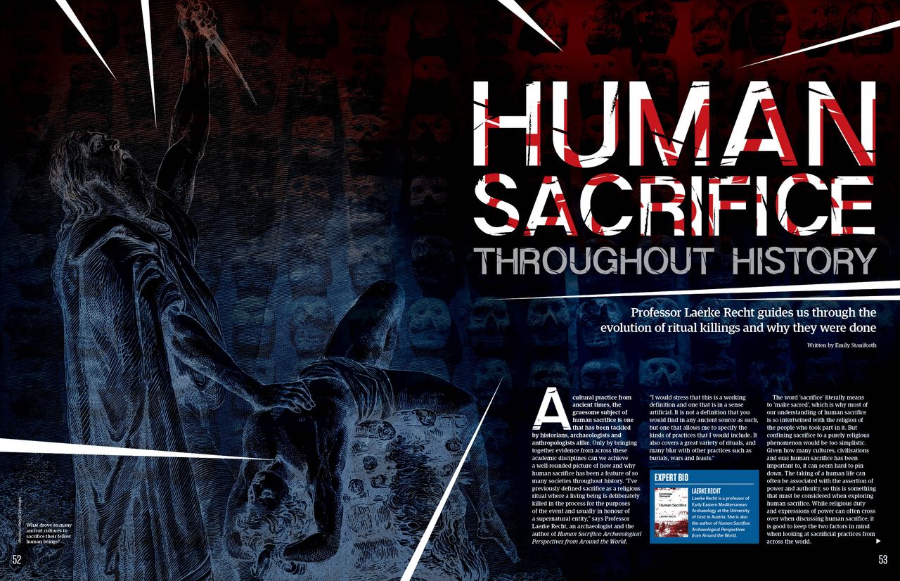 All About History 120, human sacrifice spread
